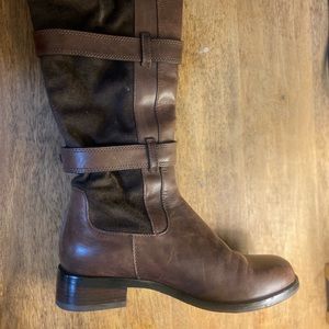 NikeAir Leather & suede boots